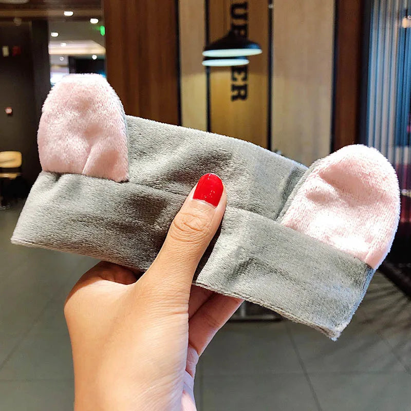 🎀 Soft Coral Fleece Bow Headband 🎀