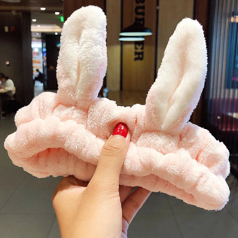 🎀 Soft Coral Fleece Bow Headband 🎀