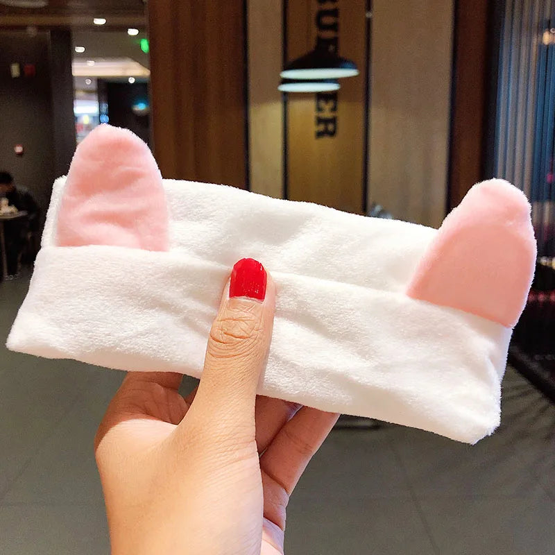🎀 Soft Coral Fleece Bow Headband 🎀