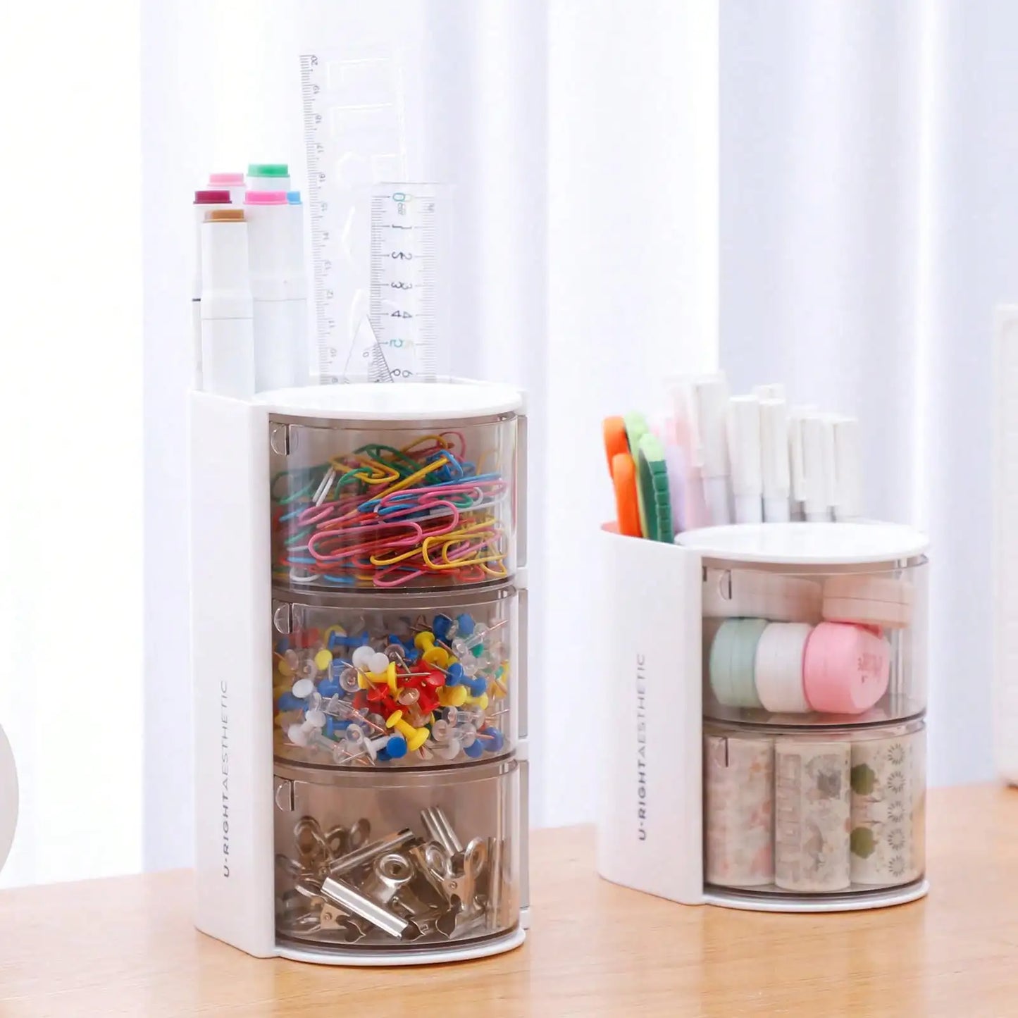 💎 Rotatable Hair Accessories & Jewelry Organizer 💎
