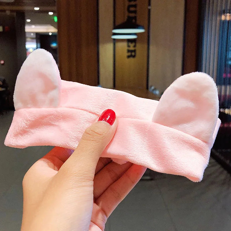 🎀 Soft Coral Fleece Bow Headband 🎀