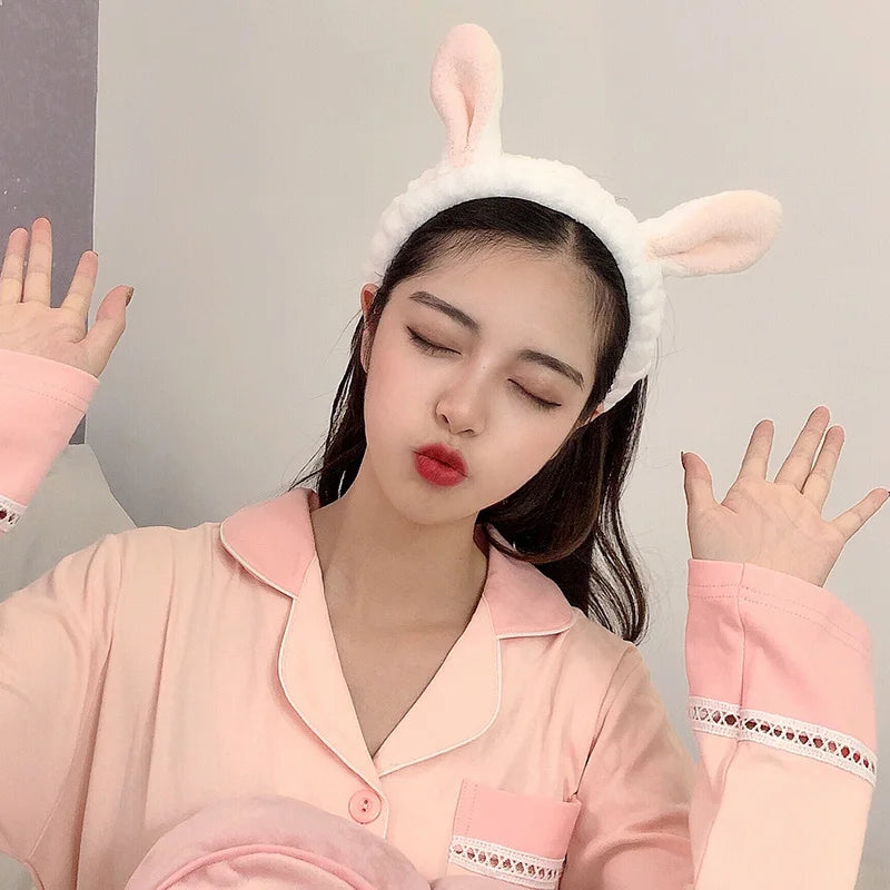 🎀 Soft Coral Fleece Bow Headband 🎀
