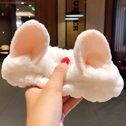 🎀 Soft Coral Fleece Bow Headband 🎀