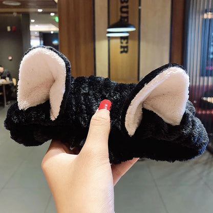 🎀 Soft Coral Fleece Bow Headband 🎀