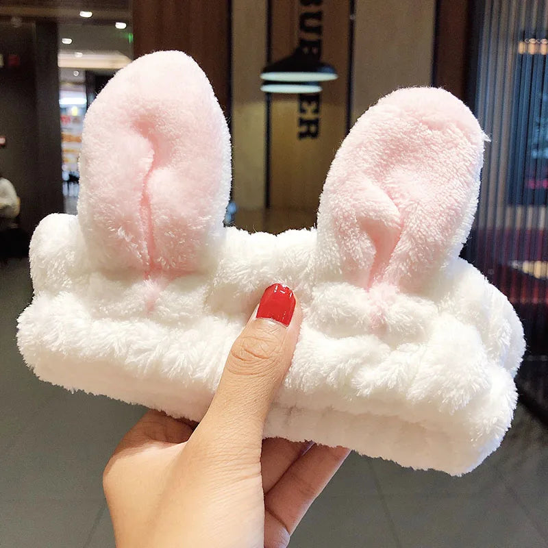 🎀 Soft Coral Fleece Bow Headband 🎀