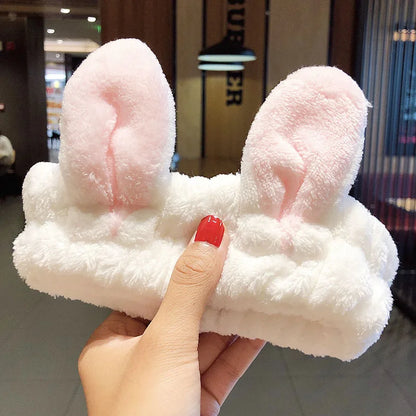 🎀 Soft Coral Fleece Bow Headband 🎀