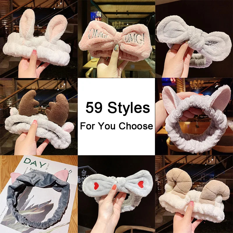 🎀 Soft Coral Fleece Bow Headband 🎀