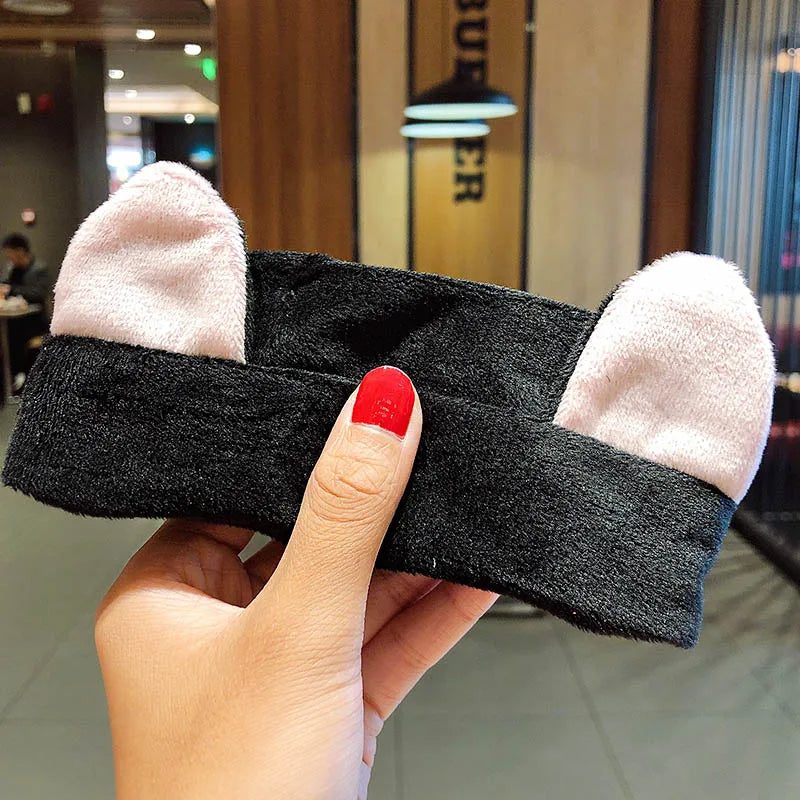 🎀 Soft Coral Fleece Bow Headband 🎀
