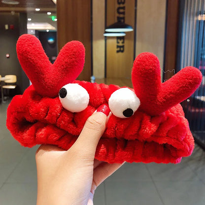 🎀 Soft Coral Fleece Bow Headband 🎀