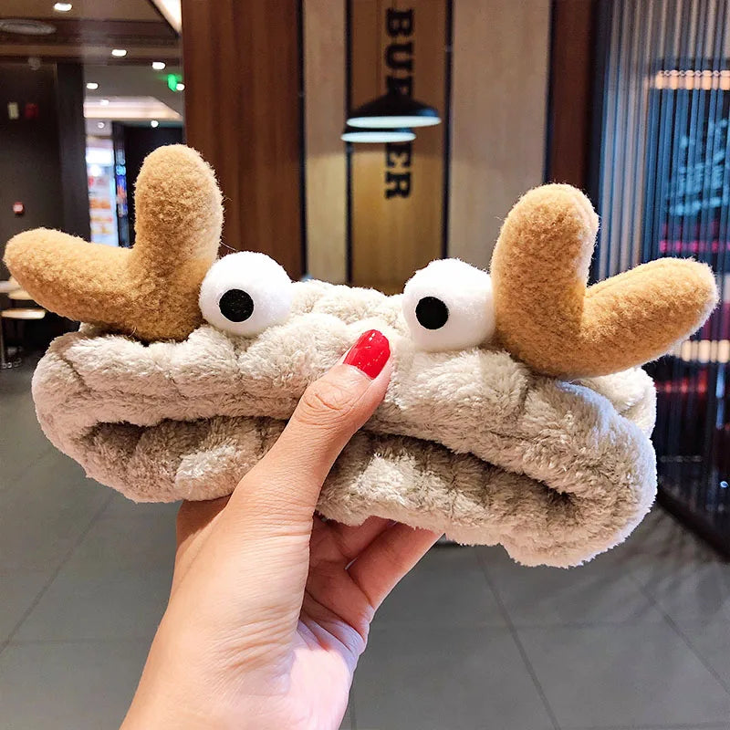 🎀 Soft Coral Fleece Bow Headband 🎀