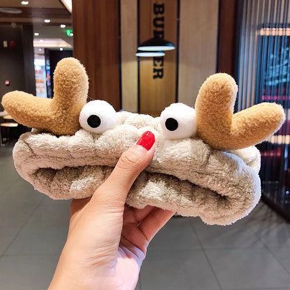 🎀 Soft Coral Fleece Bow Headband 🎀