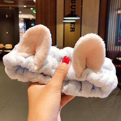 🎀 Soft Coral Fleece Bow Headband 🎀
