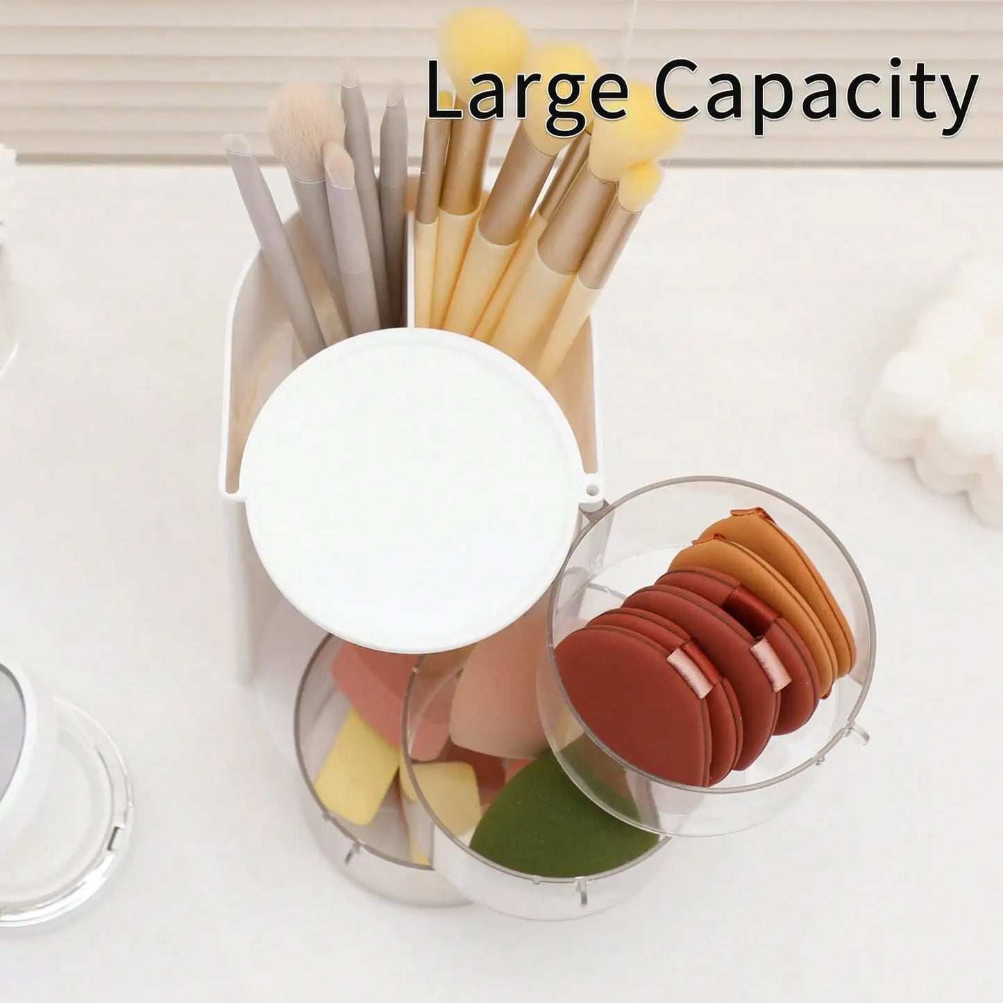 💎 Rotatable Hair Accessories & Jewelry Organizer 💎