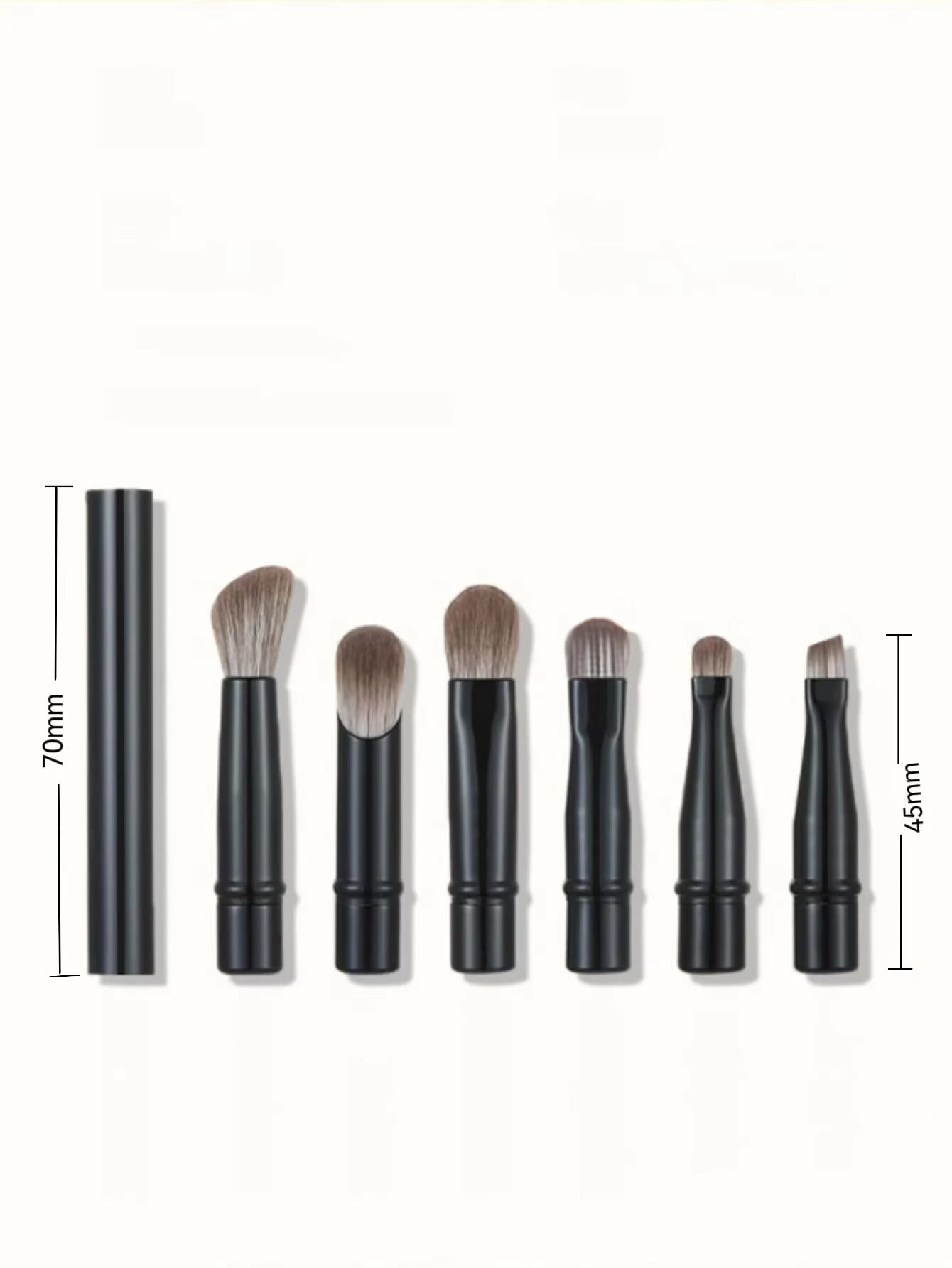 🌟 Portable Makeup Brush Replacement Set 🌟