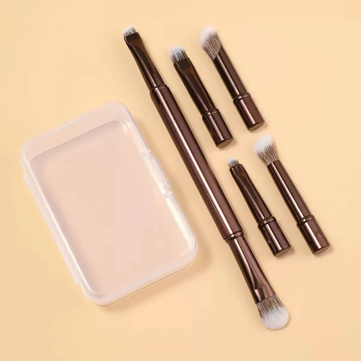 🌟 Portable Makeup Brush Replacement Set 🌟